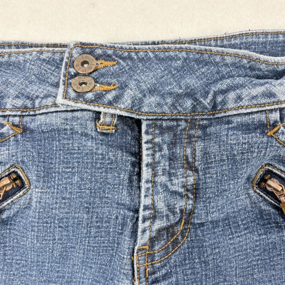 Y2K 90s LEI Flare Jeans Womens Size 11 Low Rise 29x29 FLAW‎